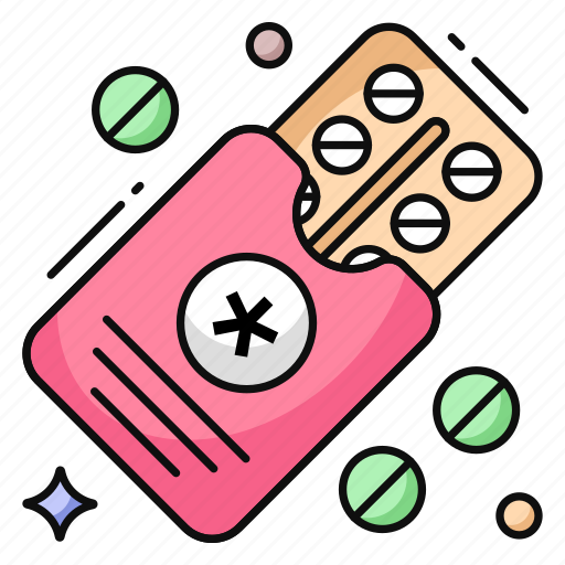 Pills strip, medicine, tablets, capsules, blister icon - Download on Iconfinder