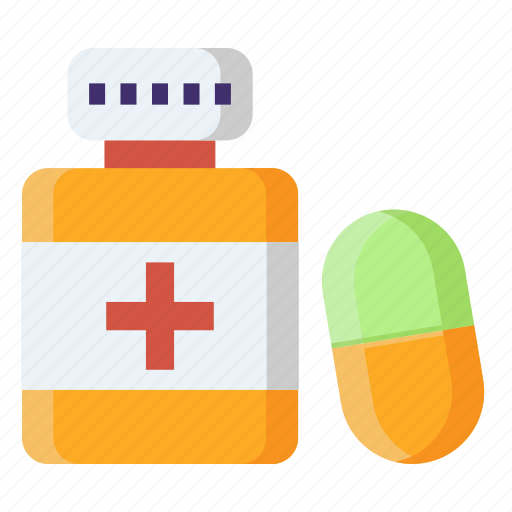 Capsules, medication, medicine, pharmaceutical, pills jar, remedy icon - Download on Iconfinder