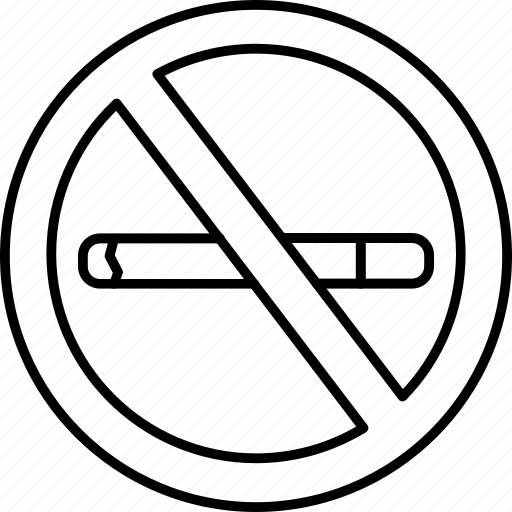 Forbidden, no, no smoking, prohibited, smoke, smoking, tobacco icon - Download on Iconfinder