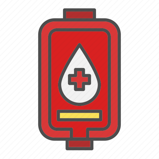 Bag, blood, bloody, medical, transfusion icon - Download on Iconfinder