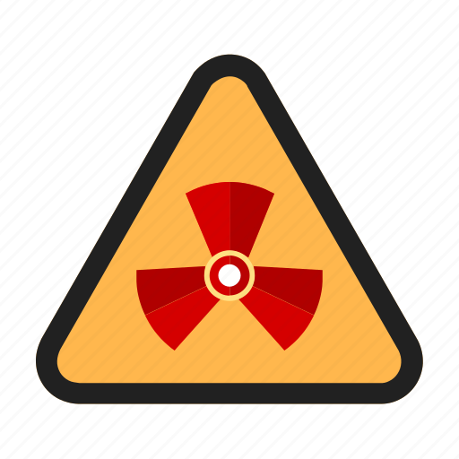Caution, dangerous, radiation, radio therapy, radioactive, warning sign, zone icon - Download on Iconfinder