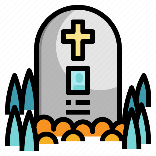 Burial, casket, cemetery, grave, halloween, tomb icon - Download on Iconfinder