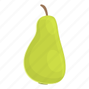 eco, pear, leaf