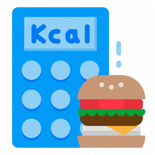 Calculating, calories, food, calculator icon - Download on Iconfinder