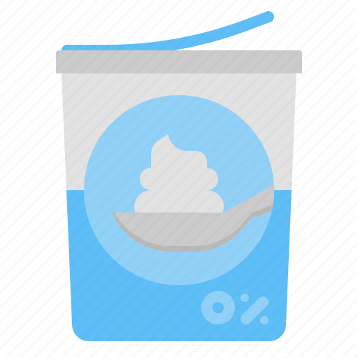 Plain, nonfat, greek, yogurt icon - Download on Iconfinder