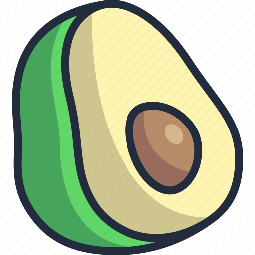 Avocado, healthy, fruit, organic, fresh, food icon - Download on Iconfinder
