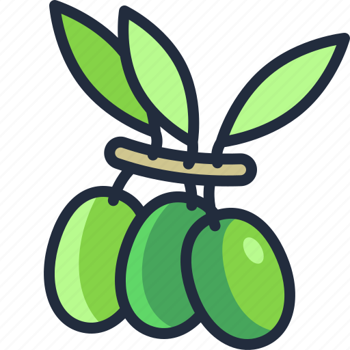 Olives, vegetable, organic, healthy, food, agriculture icon - Download on Iconfinder