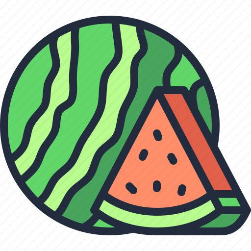 Watermelon, fruit, summer, healthy, organic, fresh icon - Download on Iconfinder
