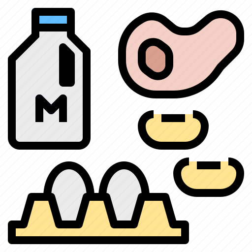 Bean, beef, choline, egg, milk icon - Download on Iconfinder