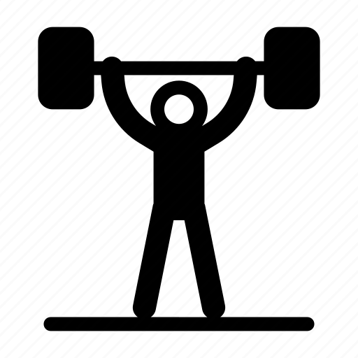 Healthy, fitness, weight lifting, strong, sport icon - Download on Iconfinder