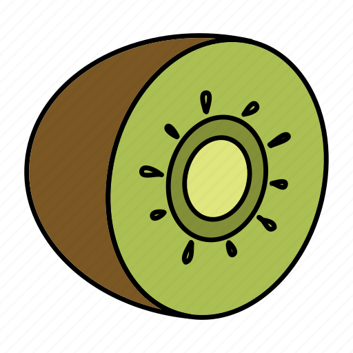 Bio, food, fruit, green, kiwi, tropic, vegan icon - Download on Iconfinder