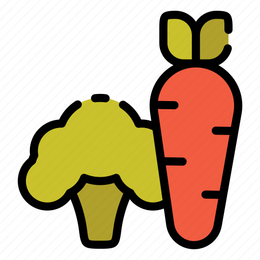 Vegetable, broccoli, carrot, diet, healthy food, fruit, vegetarian icon - Download on Iconfinder