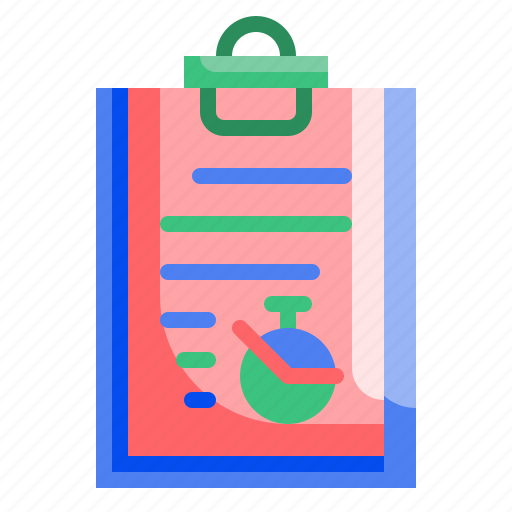 Board, clip, clipboard, paper, plan, stationery, time icon - Download on Iconfinder