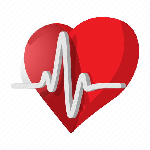 Cardiogram, cardiology, care, cartoon, heartbeat, medical, pulse icon - Download on Iconfinder