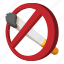 cartoon, cigarette, forbidden, health, no, tobacco, warning 