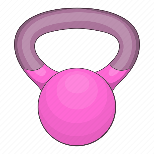 Cartoon, fitness, kettlebell, object, sign, sport, weight icon - Download on Iconfinder