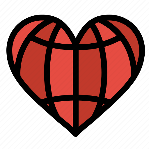 Favorite, globe, heart, like, love icon - Download on Iconfinder