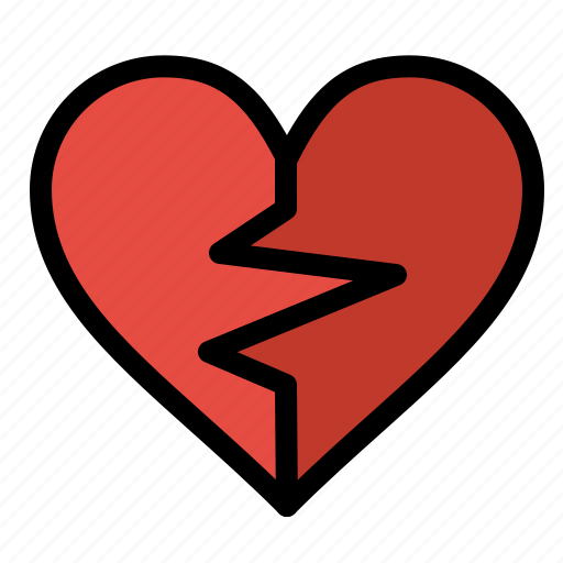 Broken, favorite, heart, like, love icon - Download on Iconfinder