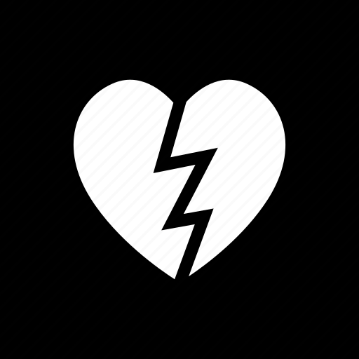 Breakup, heartbreaker, sad, breaking, divorce, split icon - Download on Iconfinder