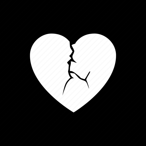 Break, breakup, heartbroken, divorce, separate icon - Download on Iconfinder