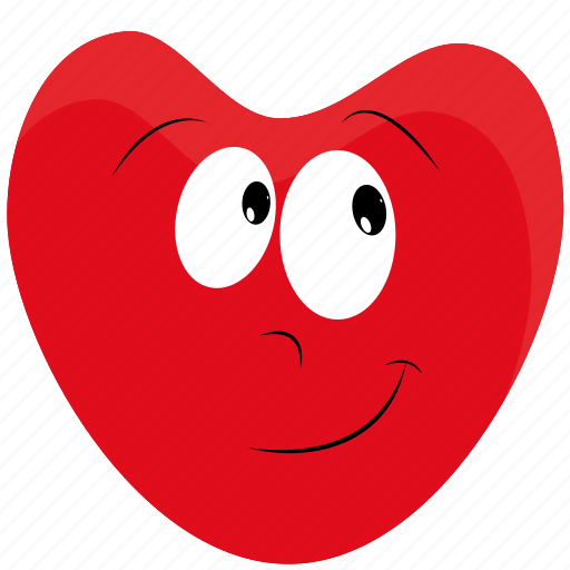 Character, happy, heart, smile icon - Download on Iconfinder
