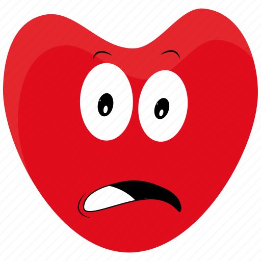 Angry, bad, emotions, heart, person, sad icon - Download on Iconfinder