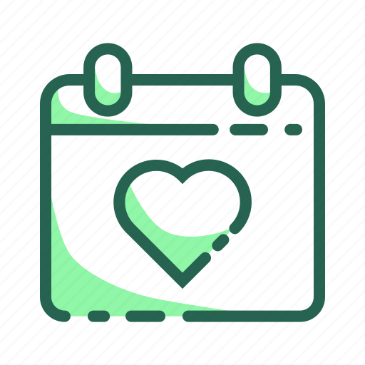 Heart, date, love, healthcare, memory, calendar, event icon - Download on Iconfinder