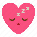 calm, closed, emoji, sleepy