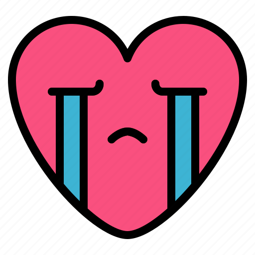 Crying, emoji, sad, unhappy icon - Download on Iconfinder