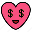 cool, emoji, greed, money 
