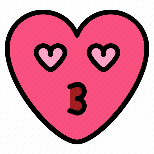 Emoji, heart, kiss, love icon - Download on Iconfinder