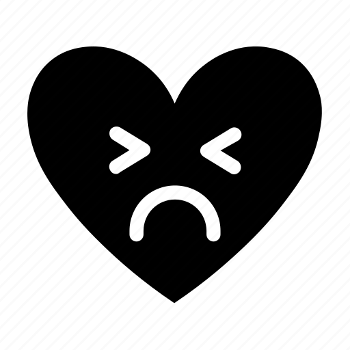 Love, emotions, smileys, smiley, emoji, sad, heart icon - Download on Iconfinder