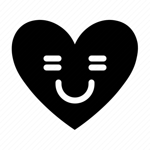 Love, shy, emotions, smileys, smiley, emoji, heart icon - Download on Iconfinder