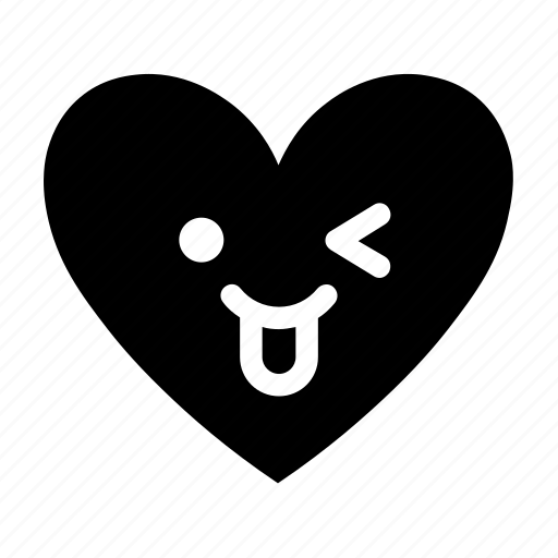 Love, emotions, winking, smiley, smileys, emoji, heart icon - Download on Iconfinder