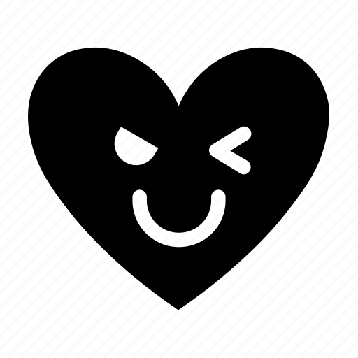 Love, wink, emotions, smiley, smileys, emoji, heart icon - Download on Iconfinder