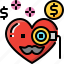 emoji, emotion, feeling, heart, love, rich, valentine 