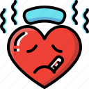 emoji, emotion, feeling, heart, love, sick, valentine