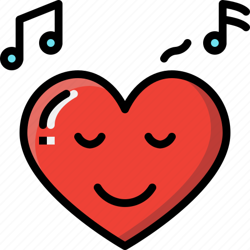 Confident, emoji, emotion, feeling, heart, love, valentine icon - Download on Iconfinder