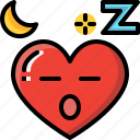 emoji, emotion, feeling, heart, love, sleepy, valentine