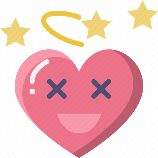 Drunk, emoji, emotion, feeling, heart, love, valentine icon - Download on Iconfinder