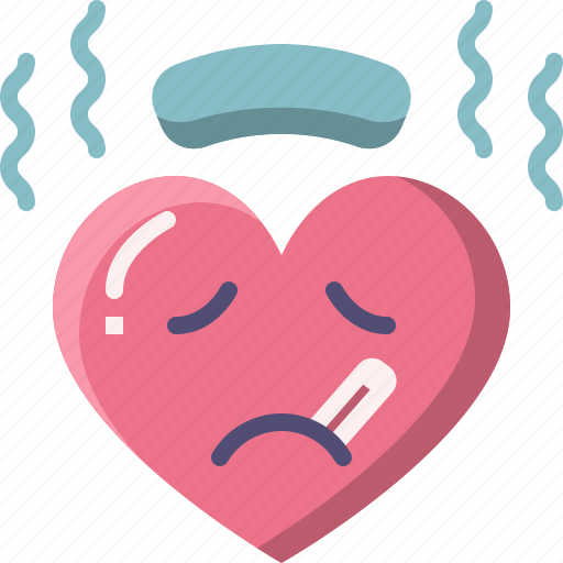 Emoji, emotion, feeling, heart, love, sick, valentine icon - Download on Iconfinder
