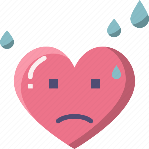 Emoji, emotion, feeling, heart, love, valentine, worry icon - Download on Iconfinder