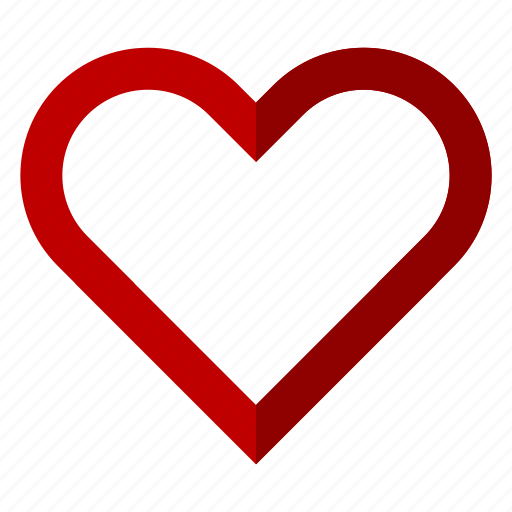 Heart, love, lover, red, valentine, wedding icon - Download on Iconfinder