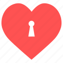close, heart, heart keyhole, heart lock, key, lock, love
