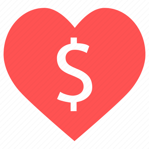 Dollar, finance, financial, money, money heart, cash, shopping icon - Download on Iconfinder