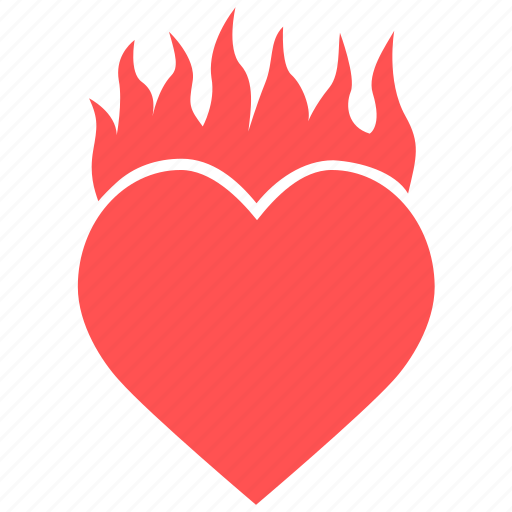 Burn, fire, flame, heart, hot, hot heart icon - Download on Iconfinder