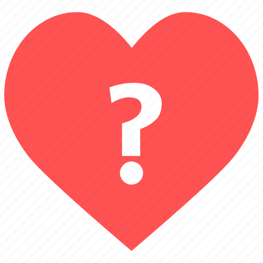 Health, heart, love, question, question heart, question mark icon - Download on Iconfinder