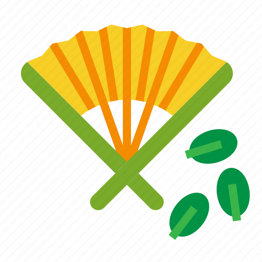 Fan, culture, paper, wind, fold, japanese, chinese icon - Download on Iconfinder