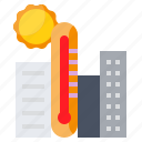heat, wave, hot, tropical, summer, sun, city, thermometer, climate, heatstroke, fire, weather