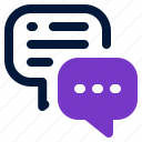chat, bubble, message, conversation, speech